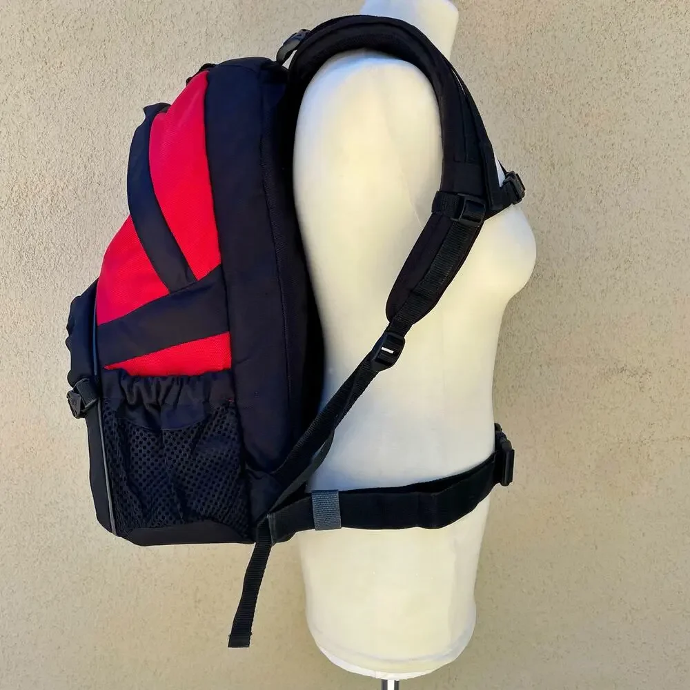 Tamrac Red Black Backpack Camera Bag Laptop Sleeve